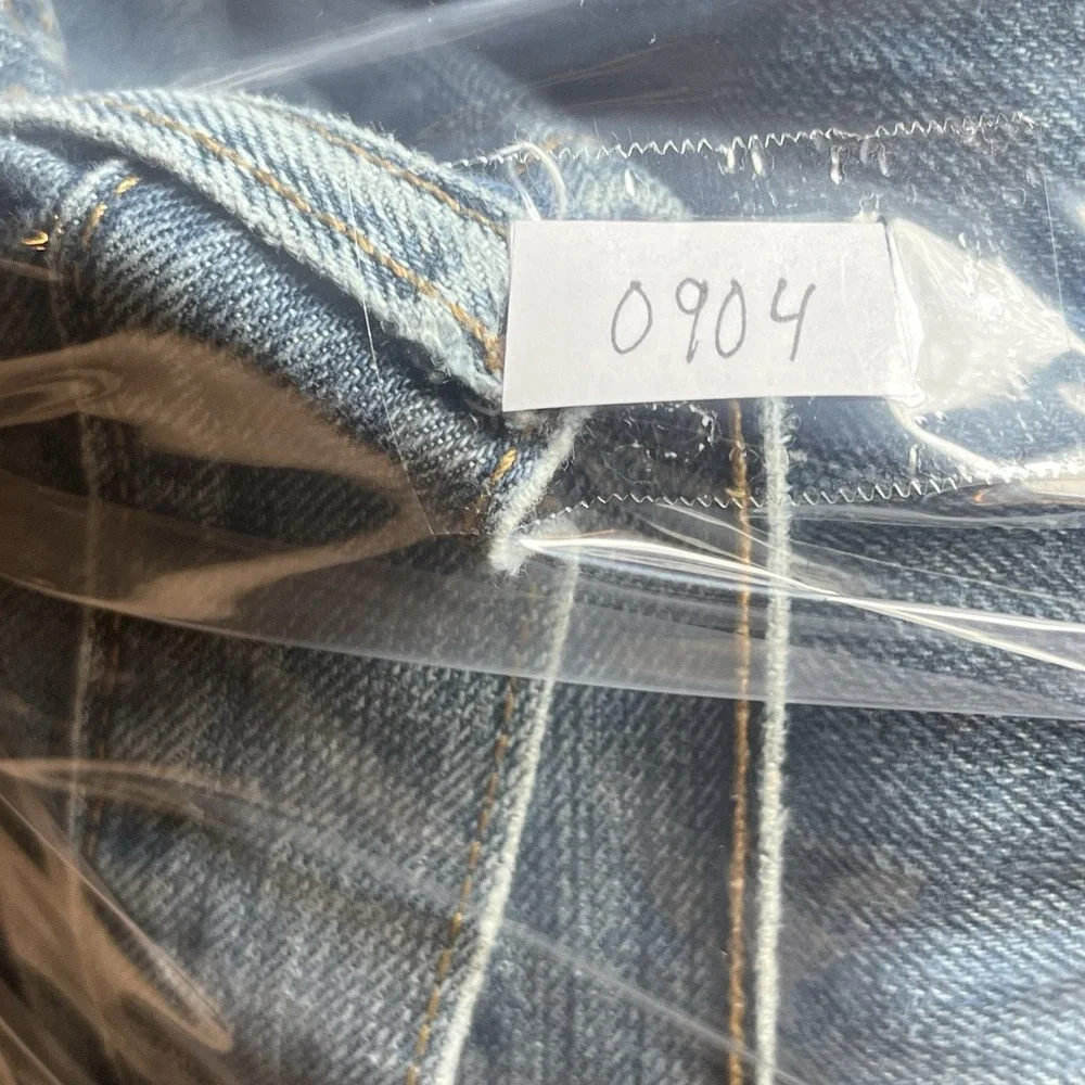 Levis Jeans Mens 40x30 559 Blue Relaxed Straight Leg Light Wash Faded Workwear